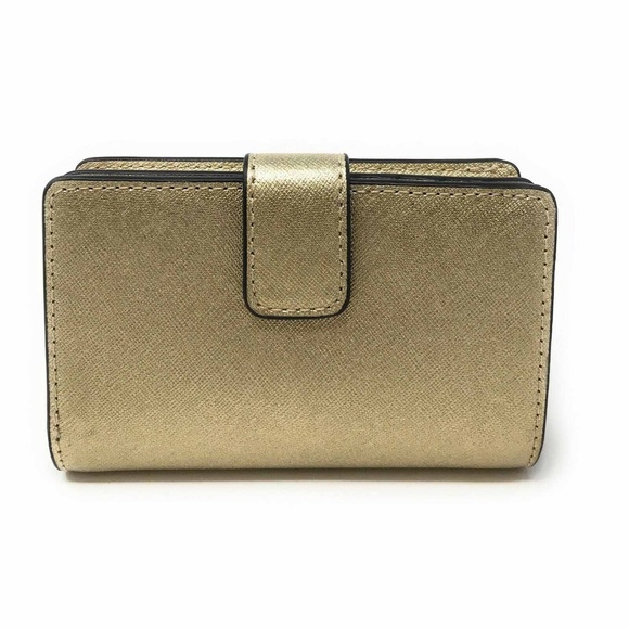 Michael Kors Jet Set Travel PVC Bifold Coin Wallet - Picture 2 of 7